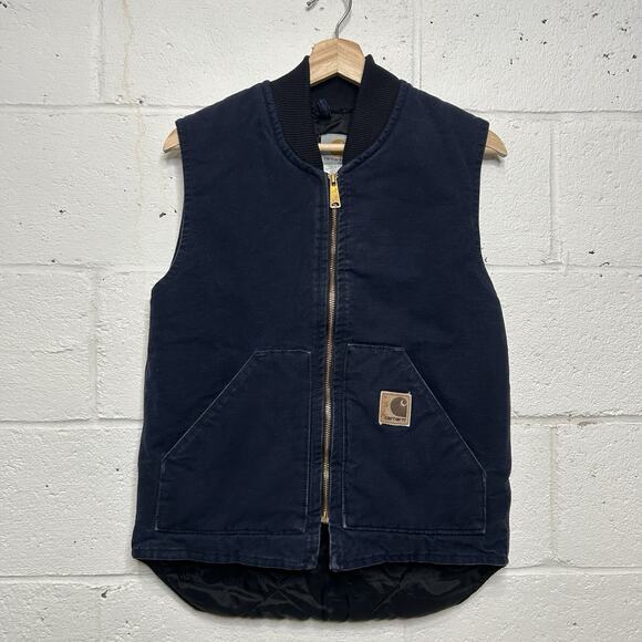 Carhartt Other - Vintage Carhartt Quilted Artic Vest “Midnight Blue” V02 MDT